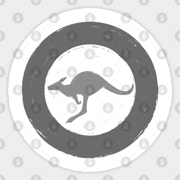 RAAF ROUNDEL Sticker by LAZYJStudios